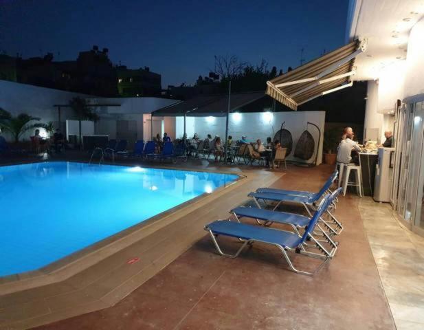 Porto Plazza Hotel Limenas Chersonisou Exterior foto